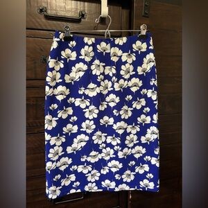 Floral Pencil cut skirt
